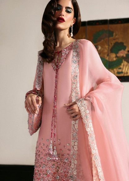 HUSSAIN REHAR EVARA  2026 LUXURY RAW SILK DRESS| UNSTITCHED 3 PCS| TOP PAKISTANI DRESS BY SHAEBIZ