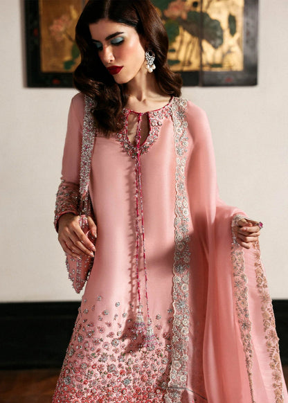 HUSSAIN REHAR EVARA  2026 LUXURY RAW SILK DRESS| UNSTITCHED 3 PCS| TOP PAKISTANI DRESS BY SHAEBIZ